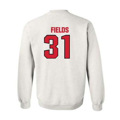 NC State - NCAA Football : Coleson Fields - Classic Shersey Crewneck Sweatshirt-1