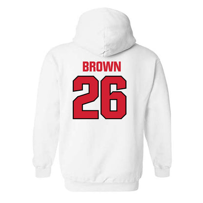 NC State - NCAA Football : Asaad Brown - Hooded Sweatshirt