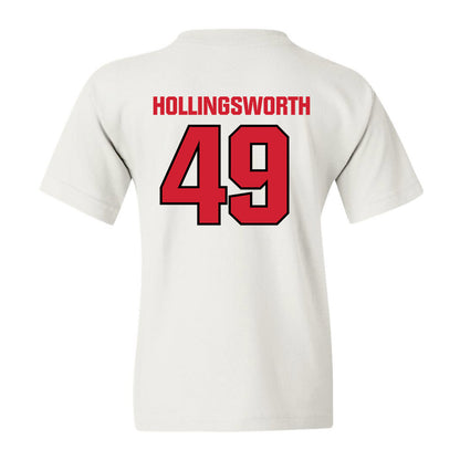 NC State - NCAA Football : Aiden Hollingsworth - Youth T-Shirt