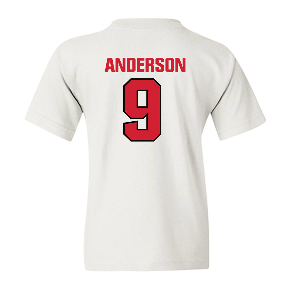 NC State - NCAA Football : Terrell Anderson - Classic Shersey Youth T-Shirt-1