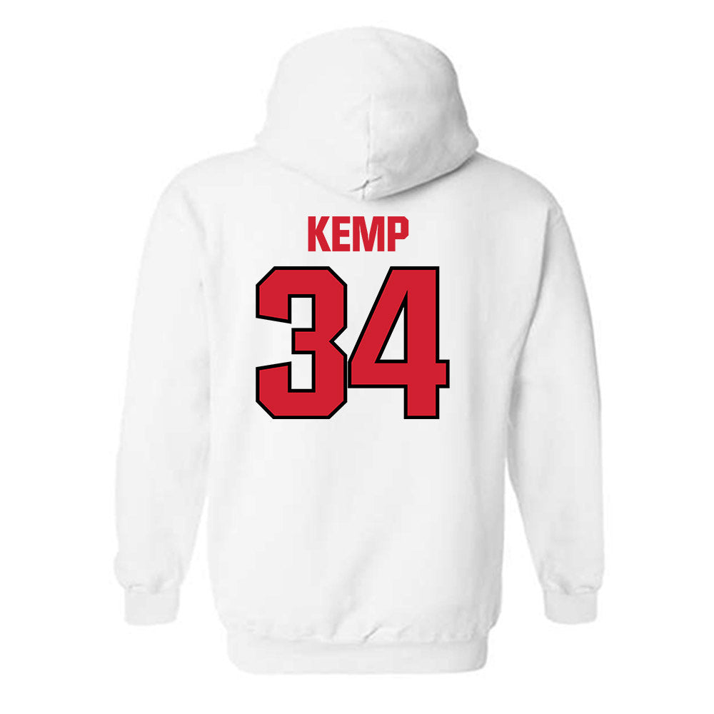 NC State - NCAA Football : Gerritt Kemp - Classic Shersey Hooded Sweatshirt-1