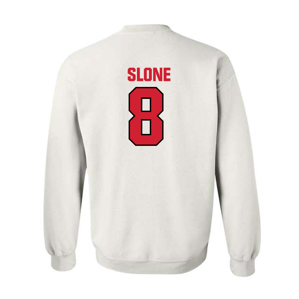 NC State - NCAA Football : Cian Slone - Classic Shersey Crewneck Sweatshirt-1