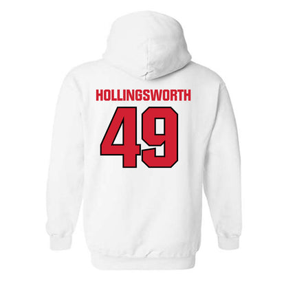 NC State - NCAA Football : Aiden Hollingsworth - Hooded Sweatshirt