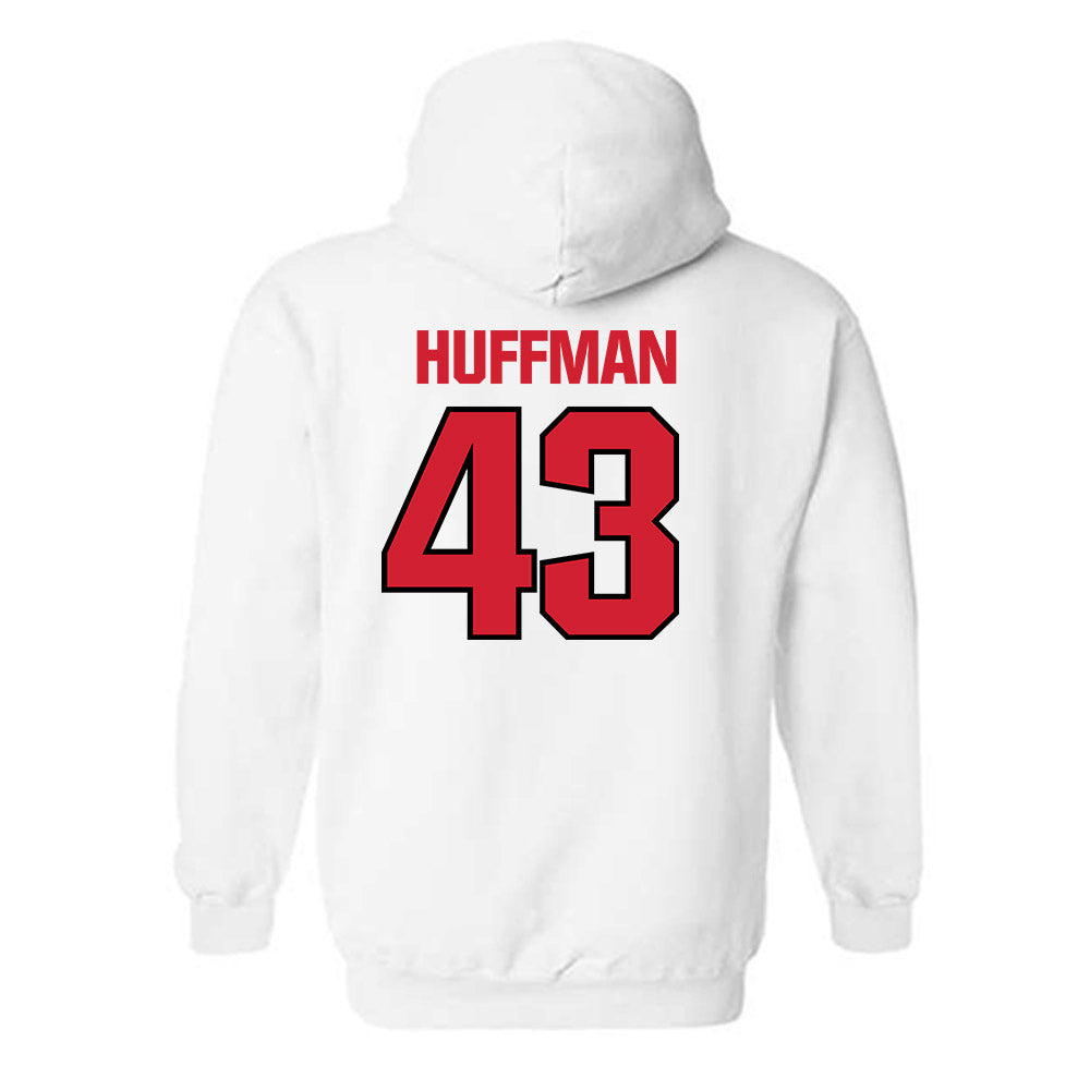 NC State - NCAA Football : Nathan Huffman - Classic Shersey Hooded Sweatshirt-1