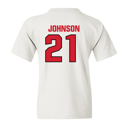 NC State - NCAA Football : Jamel Johnson - Classic Shersey Youth T-Shirt-1