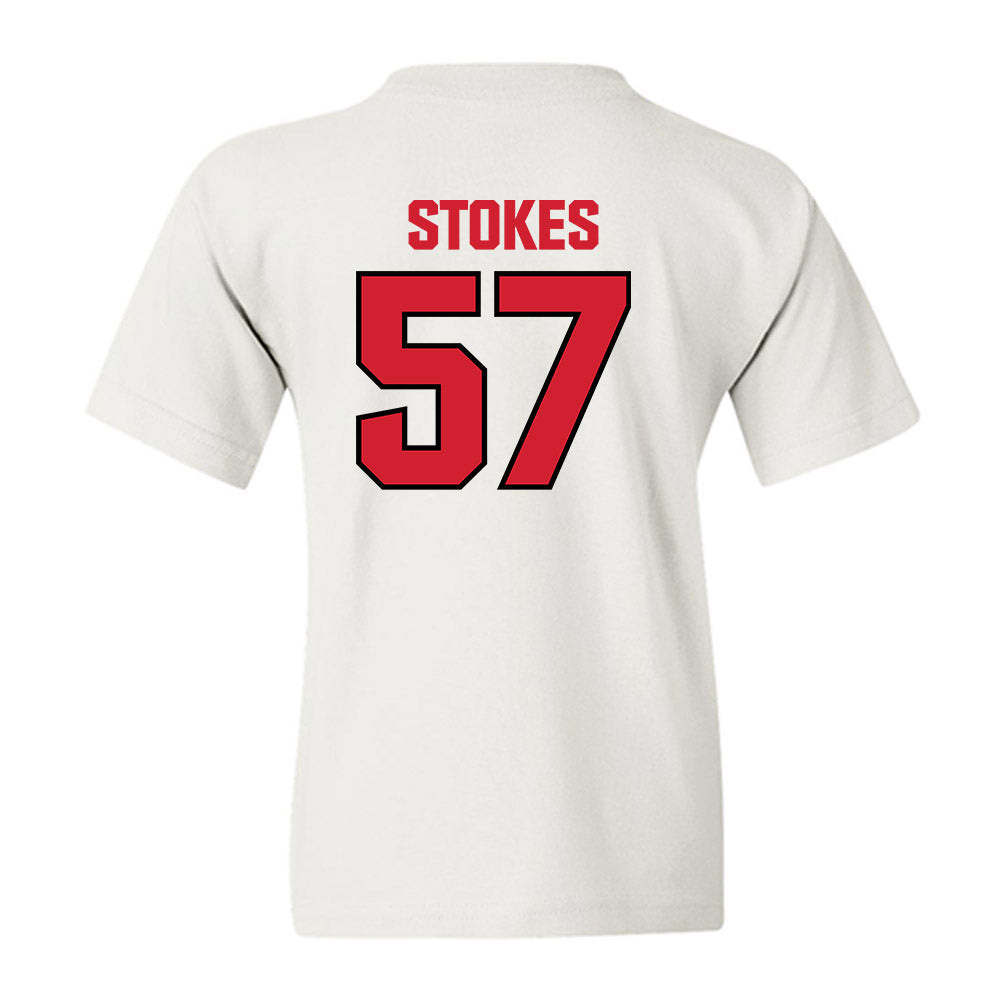 NC State - NCAA Football : Steven Stokes - Classic Shersey Youth T-Shirt-1