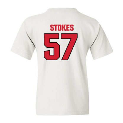 NC State - NCAA Football : Steven Stokes - Classic Shersey Youth T-Shirt-1