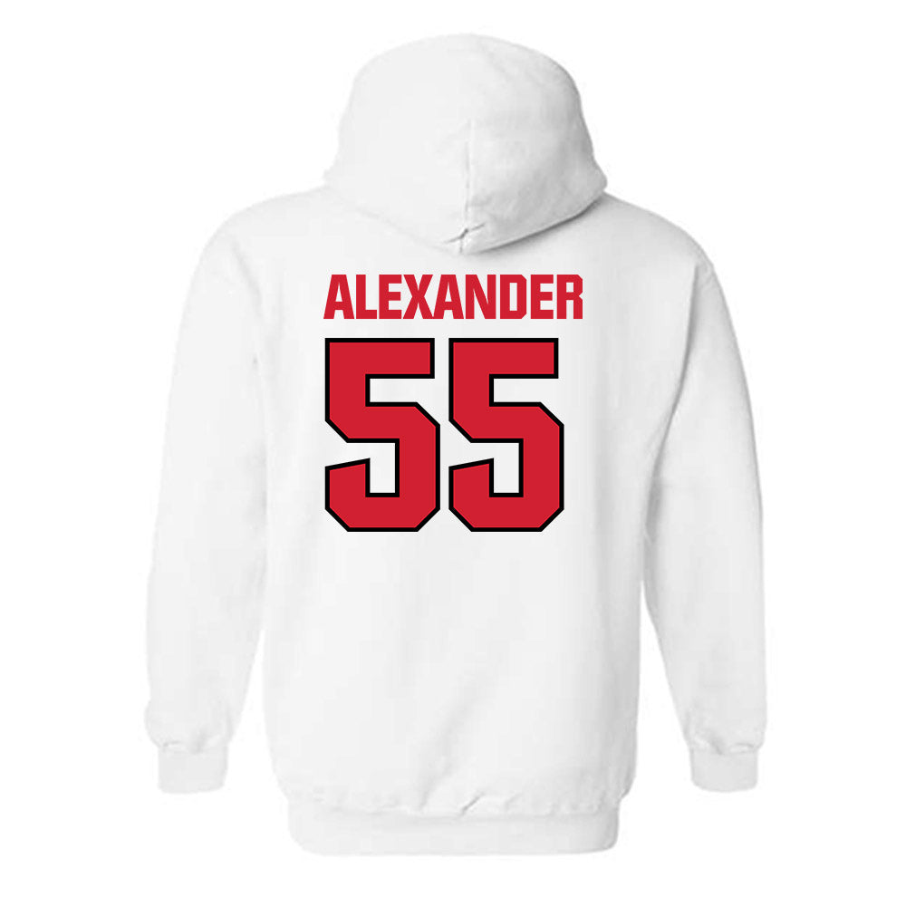 NC State - NCAA Football : Blair Alexander - Hooded Sweatshirt