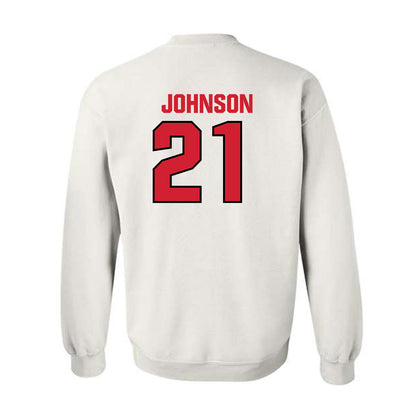 NC State - NCAA Football : Jamel Johnson - Classic Shersey Crewneck Sweatshirt-1