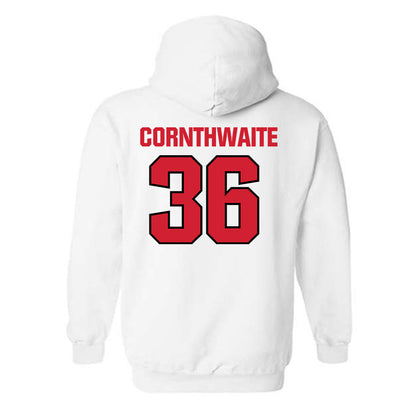 NC State - NCAA Football : Cameron Cornthwaite - Classic Shersey Hooded Sweatshirt-1
