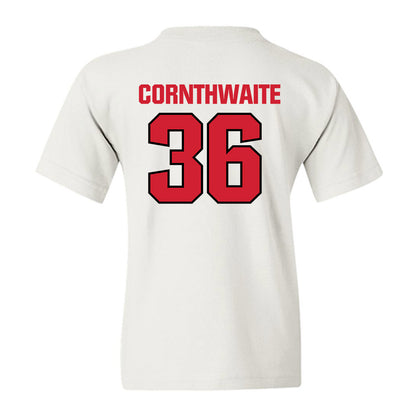 NC State - NCAA Football : Cameron Cornthwaite - Classic Shersey Youth T-Shirt-1