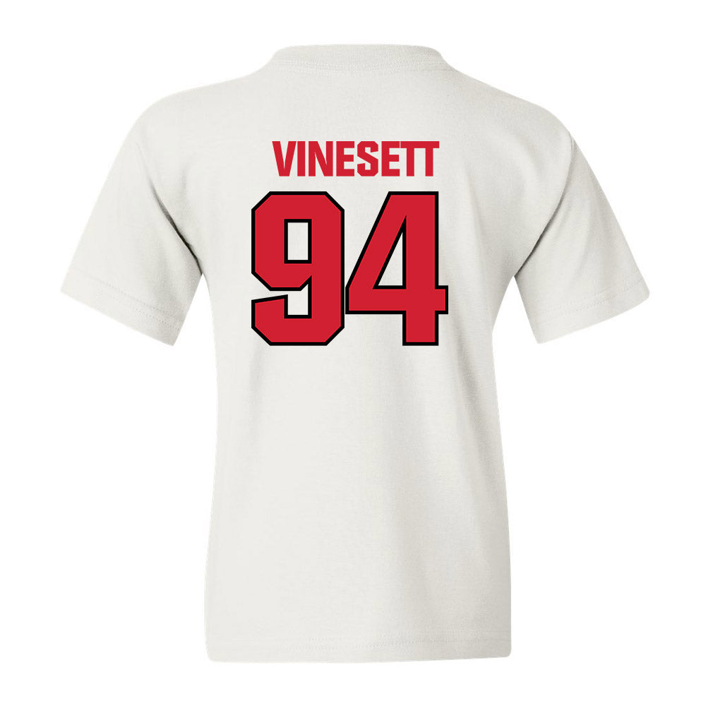 NC State - NCAA Football : Kanoah Vinesett - Youth T-Shirt