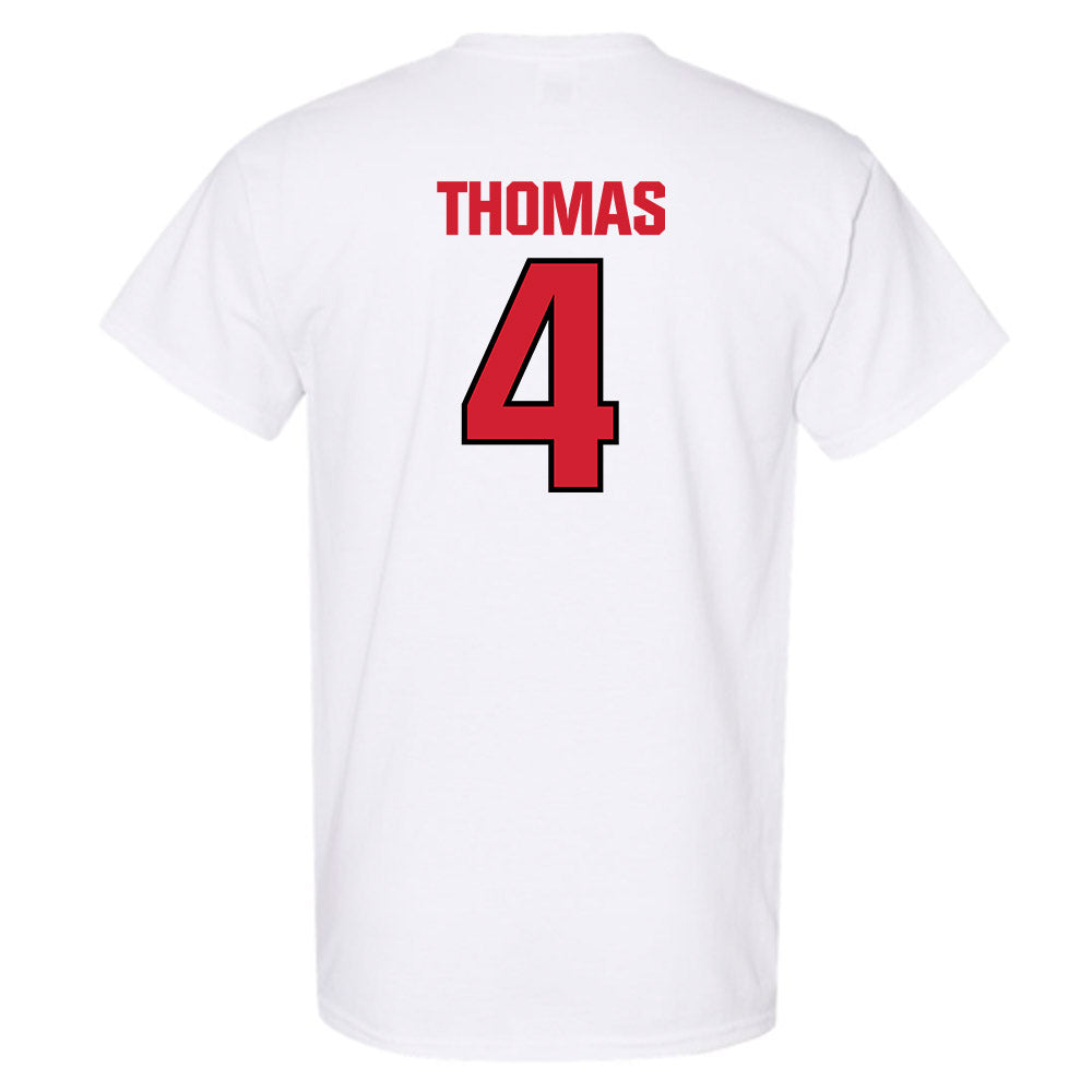 NC State - NCAA Football : Tra Thomas - Classic Shersey T-Shirt-1