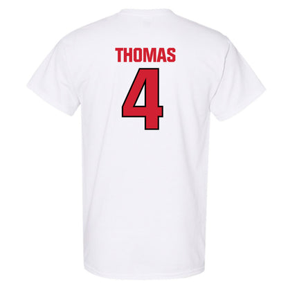 NC State - NCAA Football : Tra Thomas - Classic Shersey T-Shirt-1