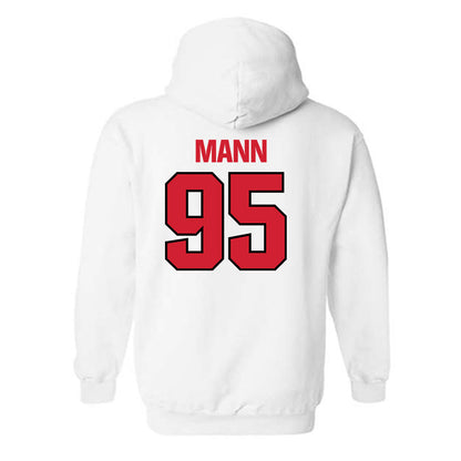 NC State - NCAA Football : Jacob Mann - Classic Shersey Hooded Sweatshirt-1