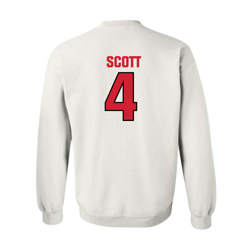 NC State - NCAA Football : Duke Scott - Classic Shersey Crewneck Sweatshirt-1