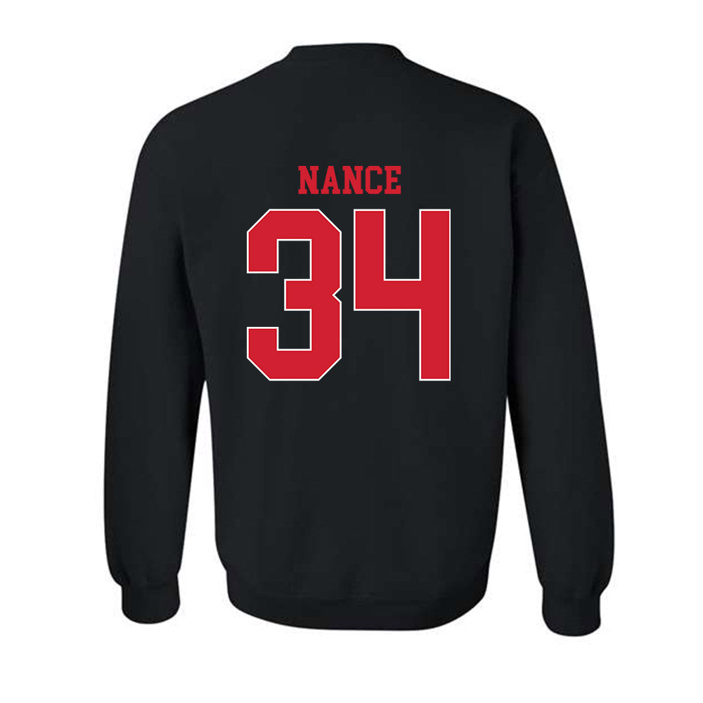 NC State - NCAA Baseball : Anderson Nance - Sports Shersey Crewneck Sweatshirt-1