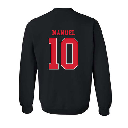 NC State - NCAA Baseball : Truitt Manuel - Sports Shersey Crewneck Sweatshirt-1