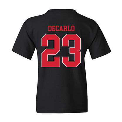 NC State - NCAA Baseball : Vincent DeCarlo - Sports Shersey Youth T-Shirt-1