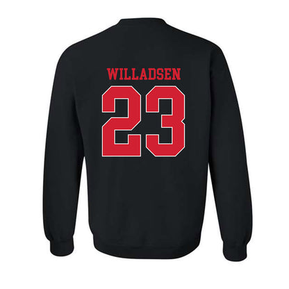 NC State - NCAA Baseball : Matt Willadsen - Crewneck Sweatshirt Sports Shersey