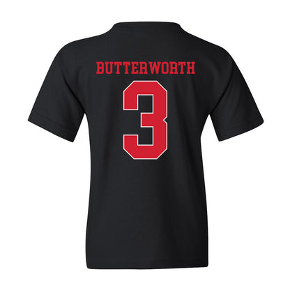 NC State - NCAA Baseball : Brandon Butterworth - Youth T-Shirt Sports Shersey