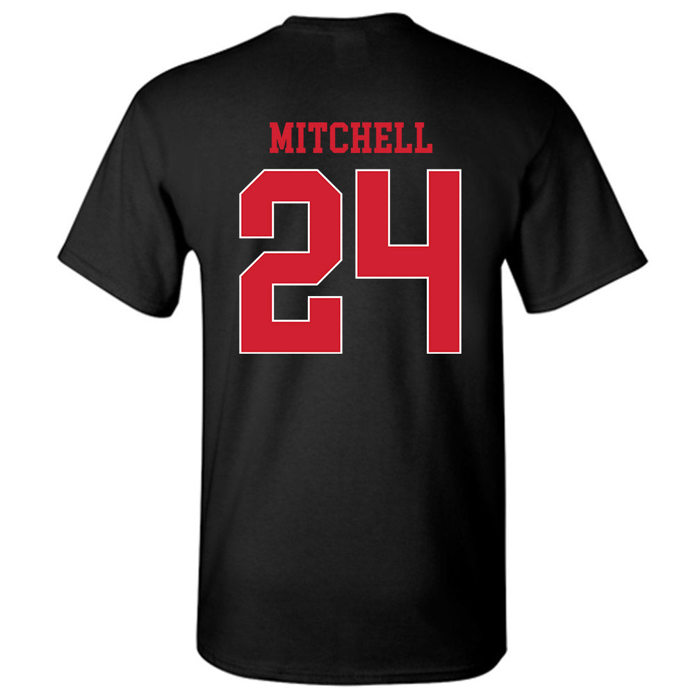 NC State - NCAA Baseball : Devin Mitchell - Sports Shersey T-Shirt-1