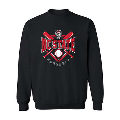 NC State - NCAA Baseball : Sherman Johnson - Sports Shersey Crewneck Sweatshirt-0