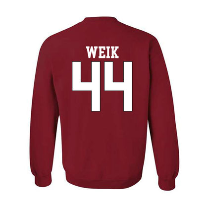 NC State - NCAA Softball : Kendall Weik - Sports Shersey Crewneck Sweatshirt-1