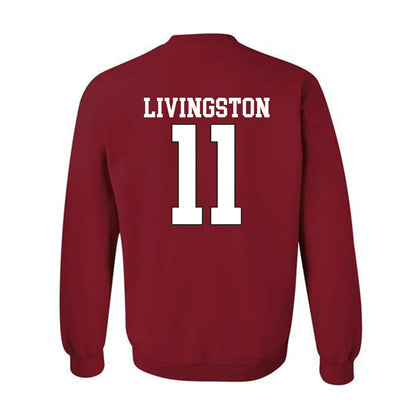 NC State - NCAA Softball : Lily Livingston - Sports Shersey Crewneck Sweatshirt-1