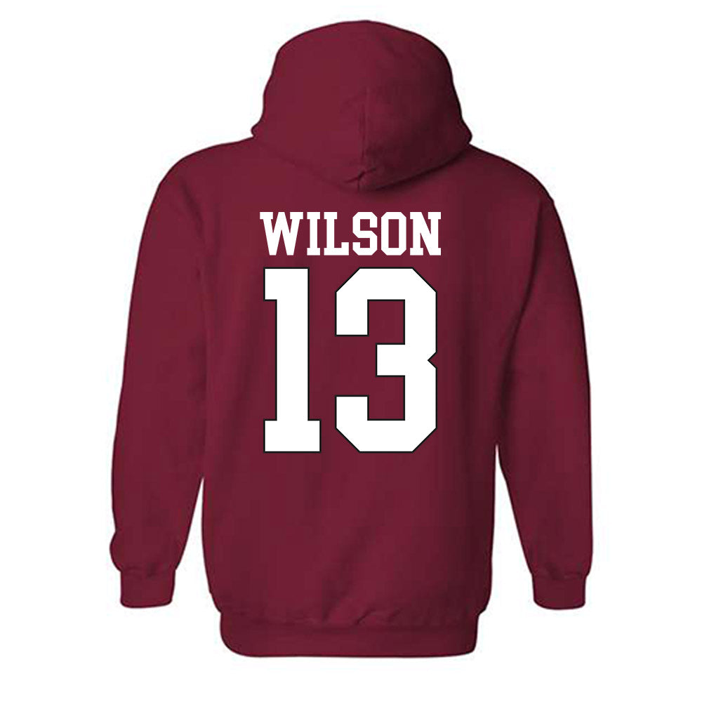 NC State - NCAA Softball : Gabi Wilson - Hooded Sweatshirt Sports Shersey