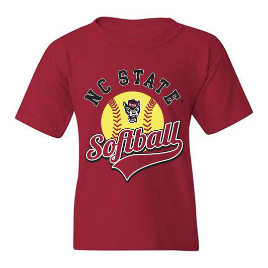 NC State - NCAA Softball : Lily Livingston - Sports Shersey Youth T-Shirt-0