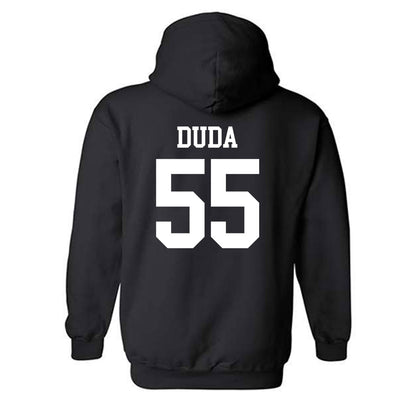 Nebraska - NCAA Football : Ethan Duda - Generic Shersey Hooded Sweatshirt-1