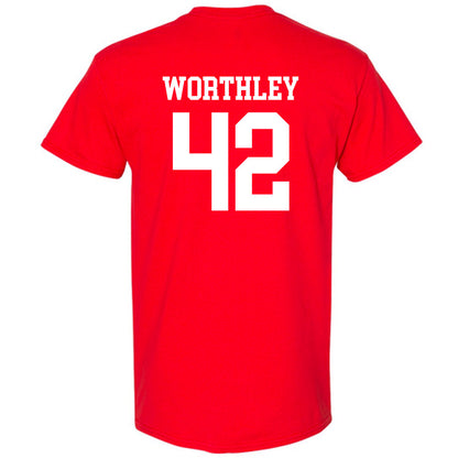 Nebraska - NCAA Baseball : Jalen Worthley - T-Shirt