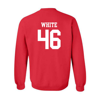 Nebraska - NCAA Baseball : Aiden White - Sports Shersey Crewneck Sweatshirt-1