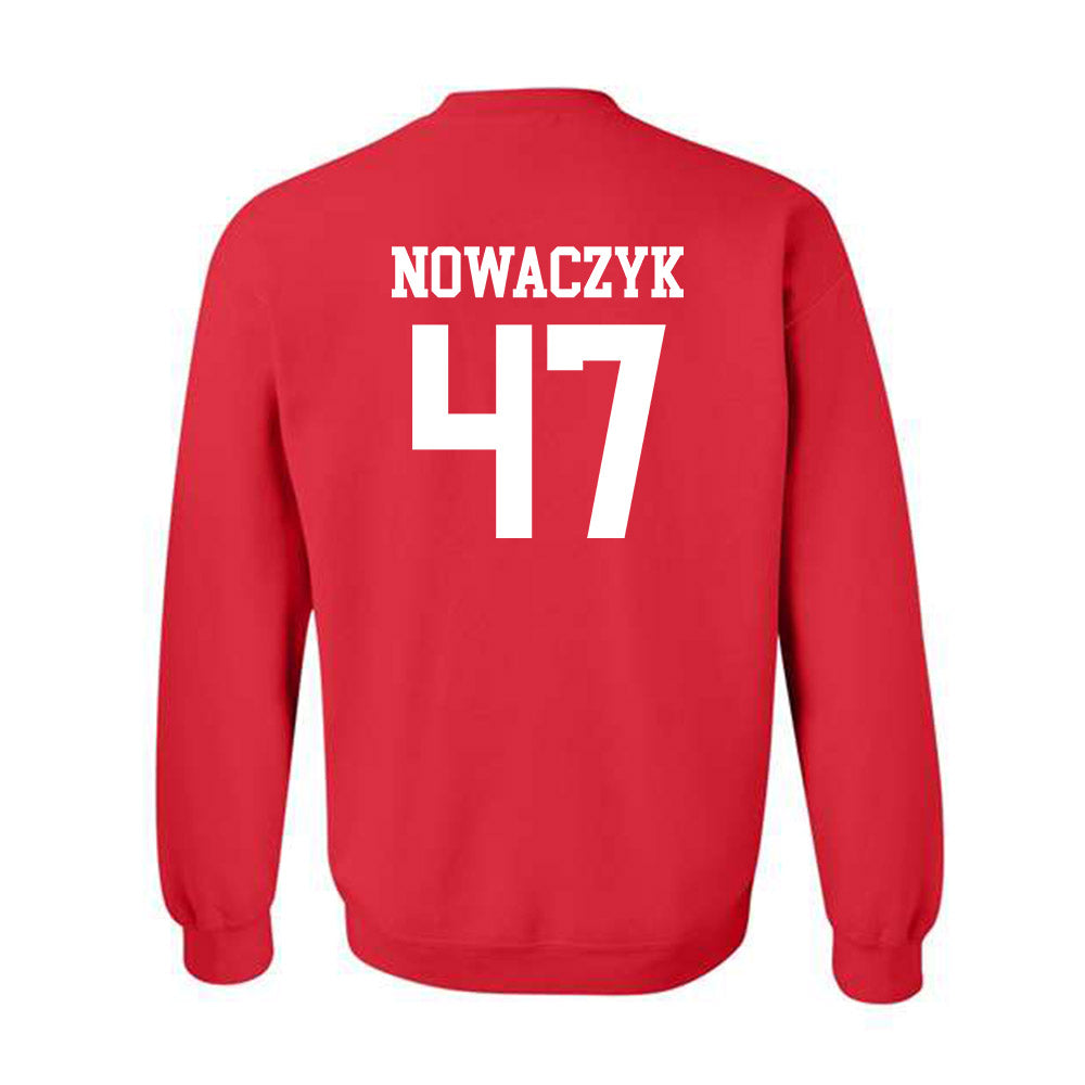 Nebraska - NCAA Baseball : Colin Nowaczyk - Sports Shersey Crewneck Sweatshirt-1