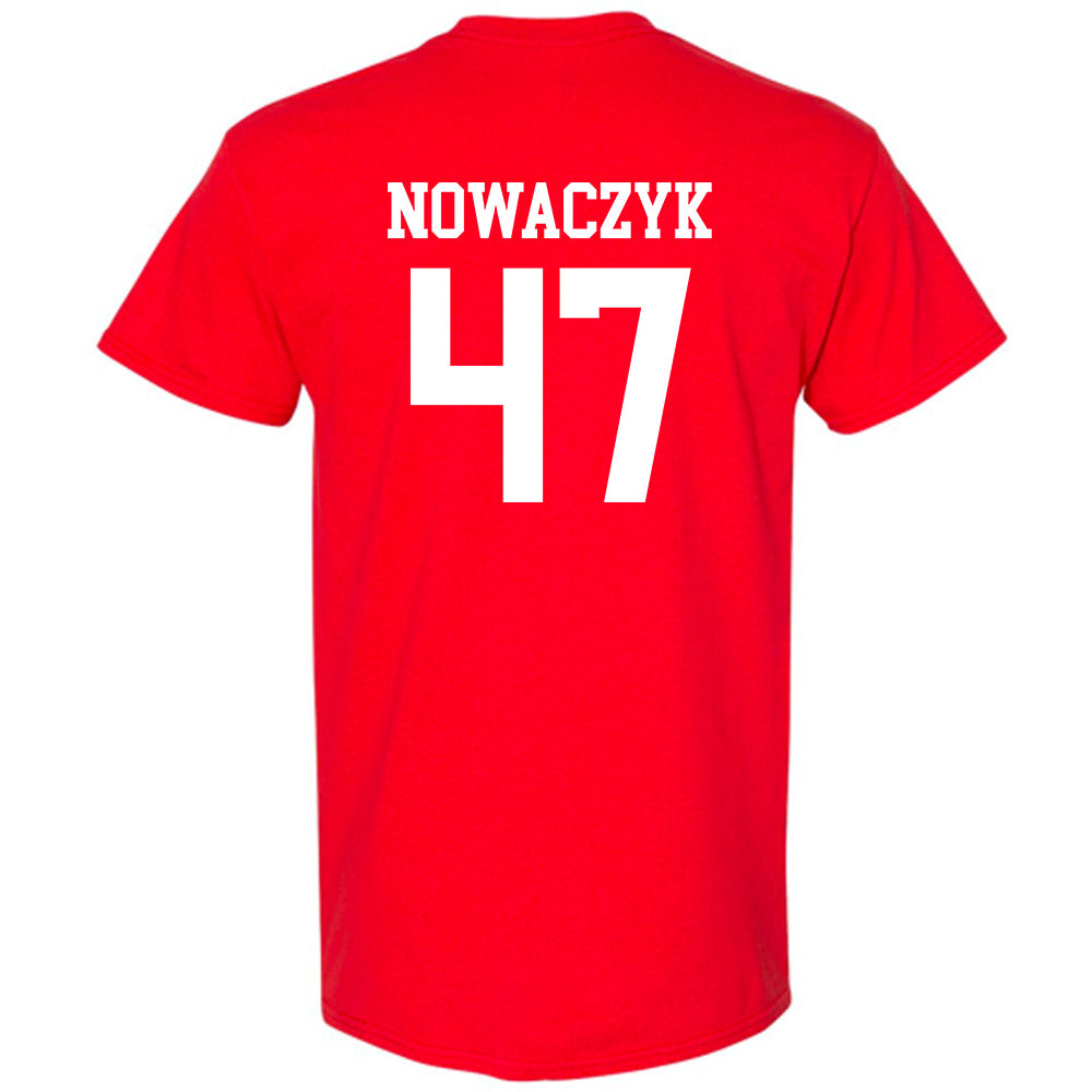 Nebraska - NCAA Baseball : Colin Nowaczyk - Sports Shersey T-Shirt-1