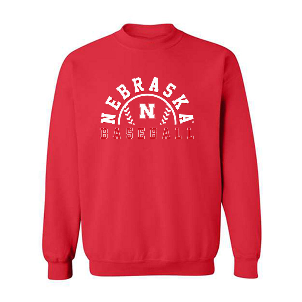 Nebraska - NCAA Baseball : Jaron Cotton - Sports Shersey Crewneck Sweatshirt-0