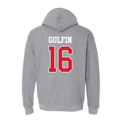 Nebraska - NCAA Softball : Elisa Gulfin - Hooded Sweatshirt Sports Shersey