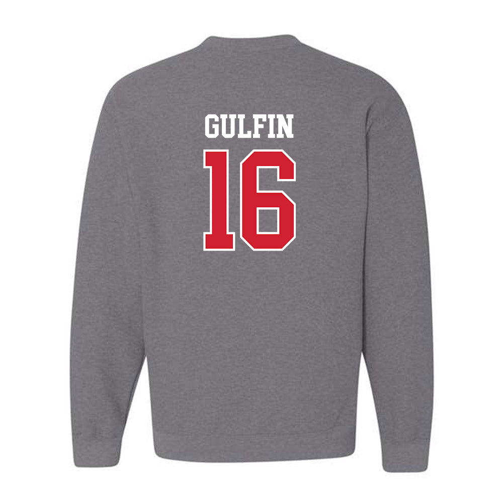 Nebraska - NCAA Softball : Elisa Gulfin - Crewneck Sweatshirt Sports Shersey