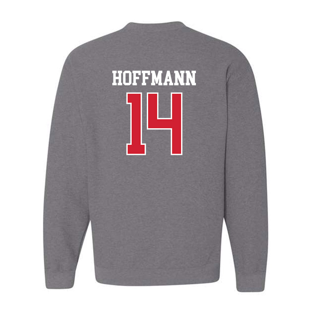 Nebraska - NCAA Softball : Kacie Hoffmann - Sports Shersey Crewneck Sweatshirt-1