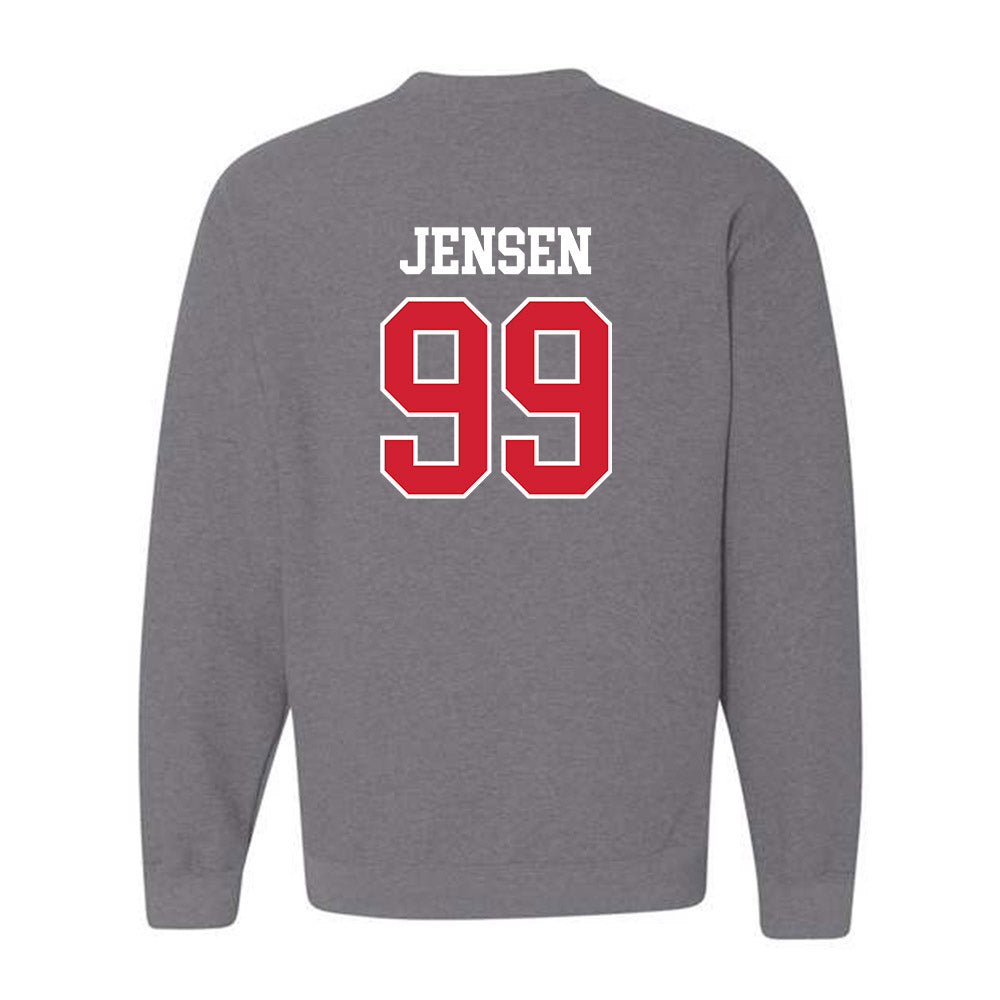 Nebraska - NCAA Softball : Alexis Jensen - Sports Shersey Crewneck Sweatshirt-1