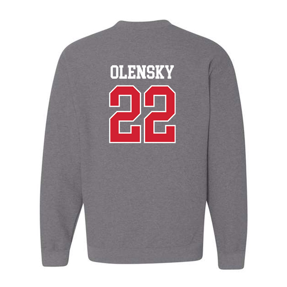 Nebraska - NCAA Softball : Caitlin Olensky - Crewneck Sweatshirt Sports Shersey