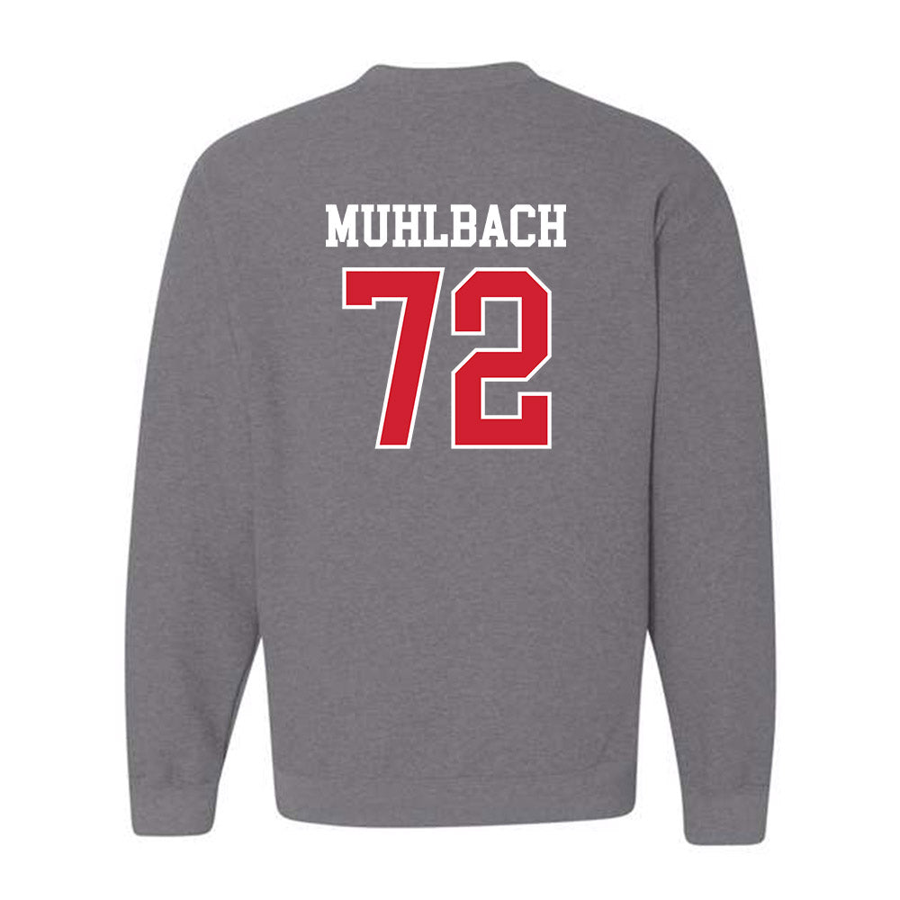 Nebraska - NCAA Softball : Carlie Muhlbach - Sports Shersey Crewneck Sweatshirt-1