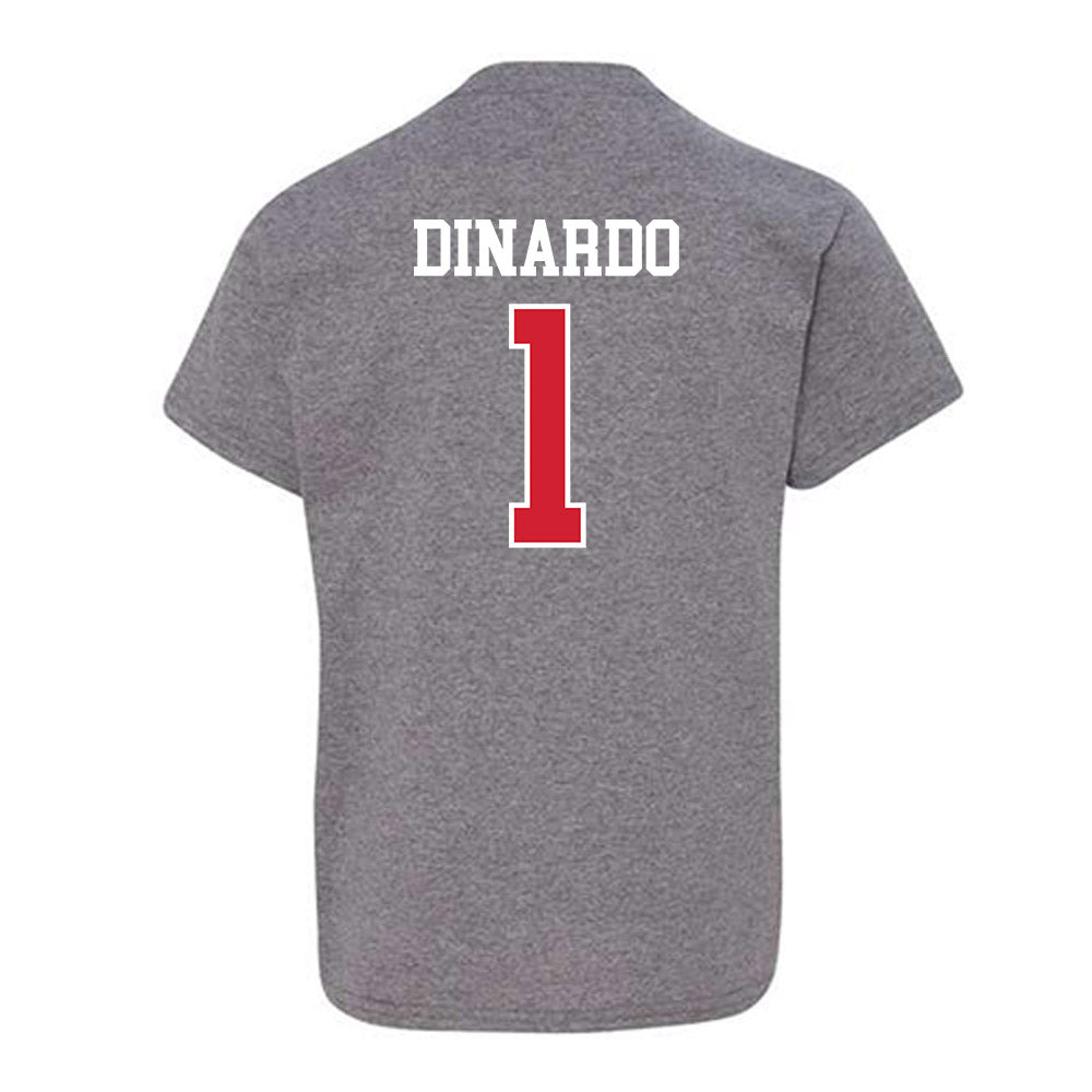 Nebraska - NCAA Softball : Olivia DiNardo - Sports Shersey Youth T-Shirt-1