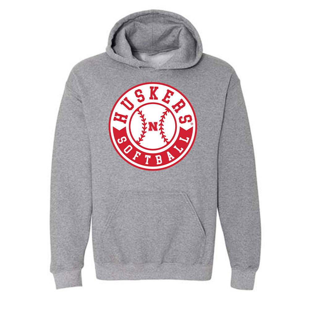Nebraska - NCAA Softball : Alexis Jensen - Sports Shersey Hooded Sweatshirt-0