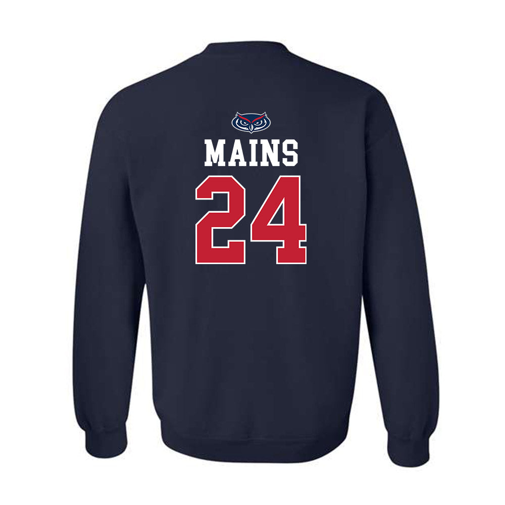 FAU - NCAA Women's Basketball : Sydney Mains - Crewneck Sweatshirt