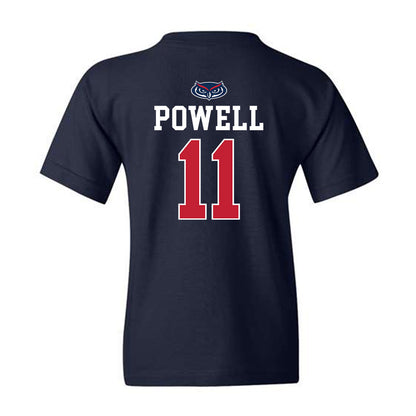 FAU - NCAA Men's Basketball : Jakel Powell - Youth T-Shirt Sports Shersey