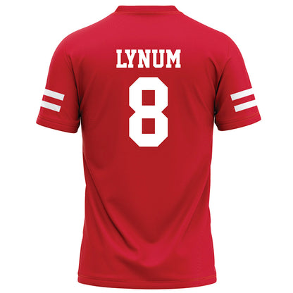 Nebraska - NCAA Football : Tamon Lynum - Red Football Jersey-1