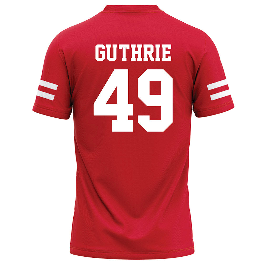 Nebraska - NCAA Football : Rex Guthrie - Red Football Jersey