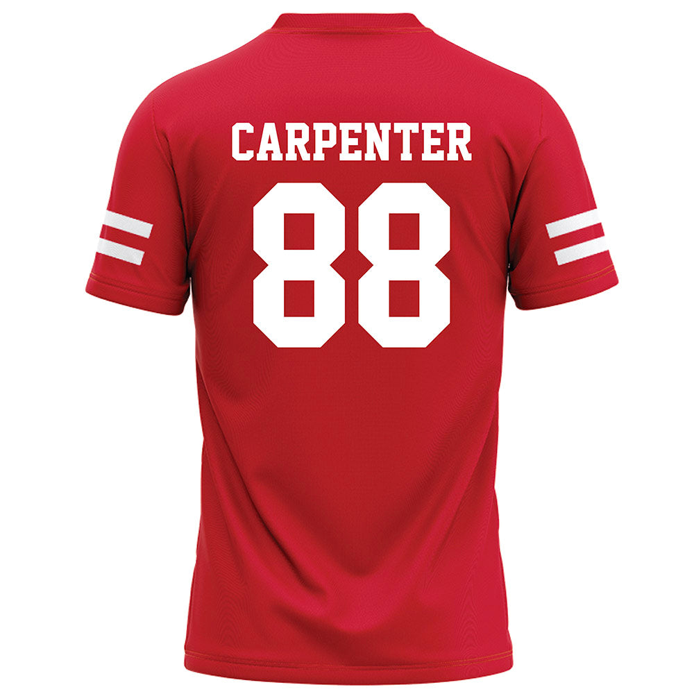 Nebraska - NCAA Football : Jackson Carpenter - Red Football Jersey-1